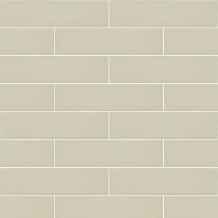 Msi Basix Gray 4 in. x 16 in. Matte Ceramic Subway Wall Tile, 25PK ZOR-PT-0710